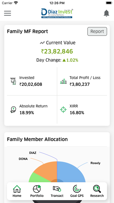 Diaz Invest Screenshot