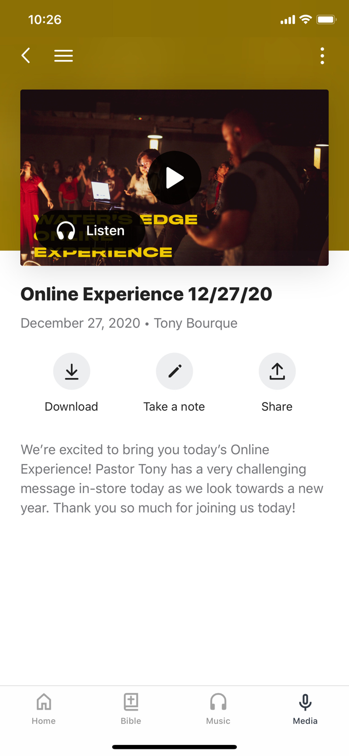 Waters Edge Gathering