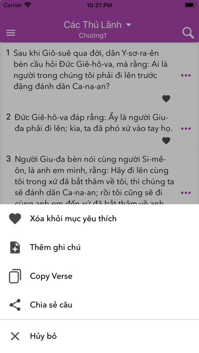 Holy Bible in Vietnamese Screenshot
