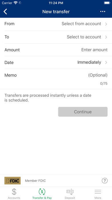 Coastal Carolina National Bank Screenshot