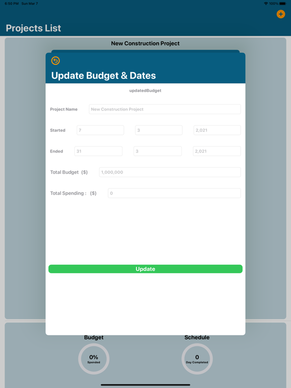 Screenshot #5 pour Project Budget Management