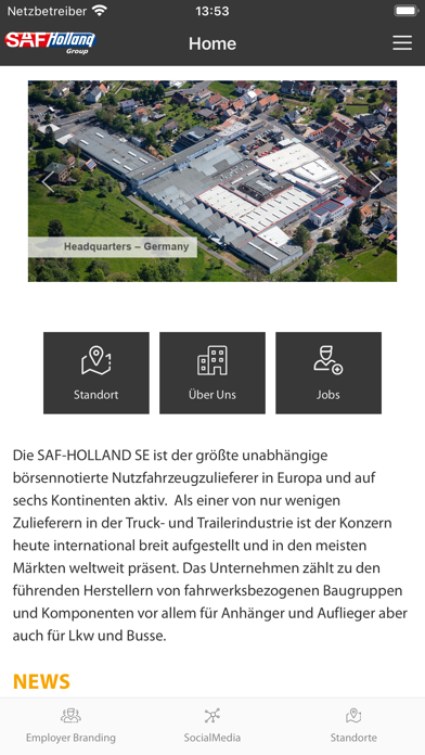mySAF-HOLLAND Screenshot