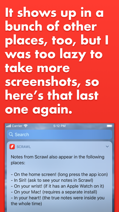 Scrawl Notes Screenshot