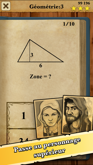 Screenshot #3 pour Roi des Maths : Jeu entier