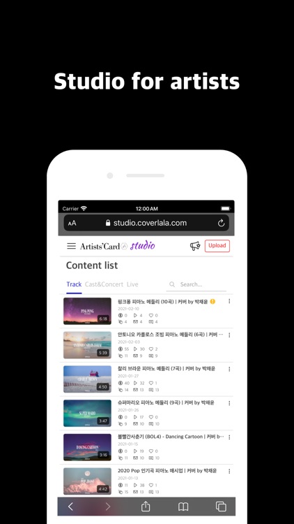 Artists’Card: Live Music Cast screenshot-6