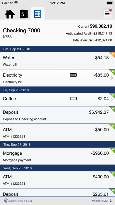 Schertz Bank & Trust Business Screenshot