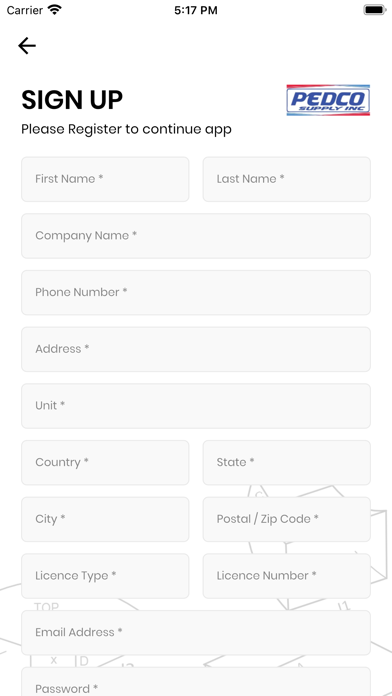 Pedco Supply Screenshot