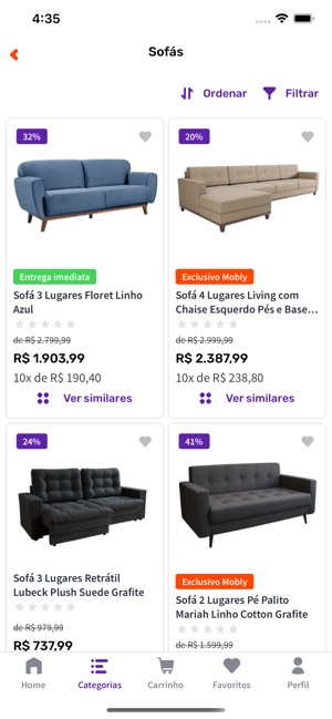 Mobly  Loja de Móveis e Artigos de Decoração