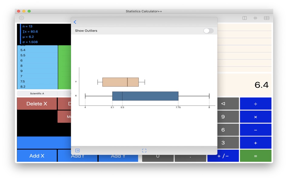 #1. Statistics Calculator++ (macOS) 由: Dogahe