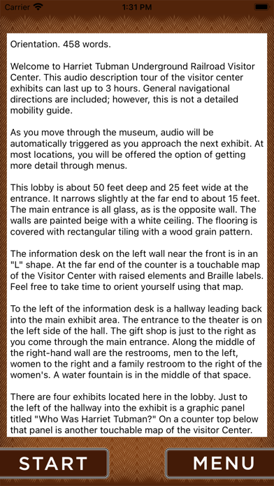 Harriet Tubman AD Screenshot