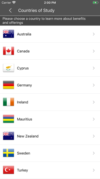 3AG Study Abroad Screenshot