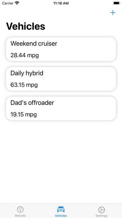 Fuel Use - Economy Tracker Screenshot
