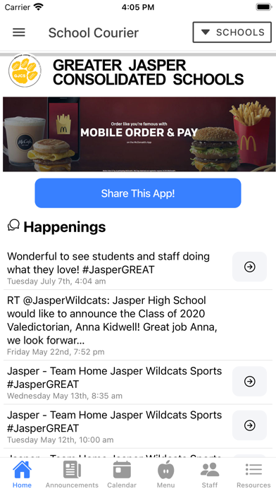 Greater Jasper Con. Schools Screenshot