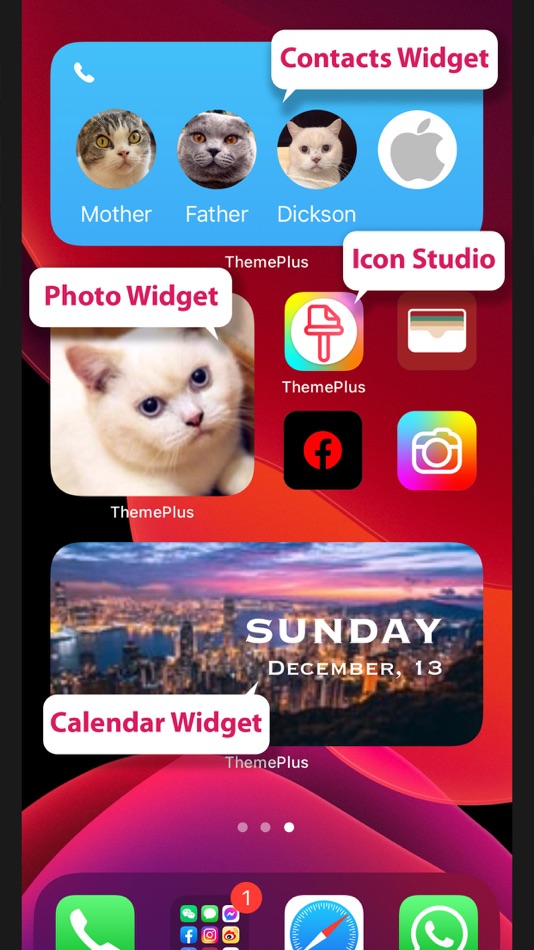 #1. ThemePlus :Widget + Icon Maker (iOS) 由: Dickson Kwok