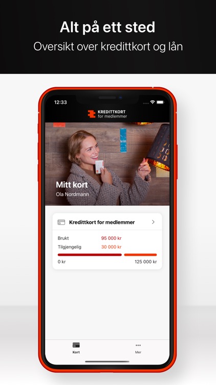 Kredittkort for medlemmer