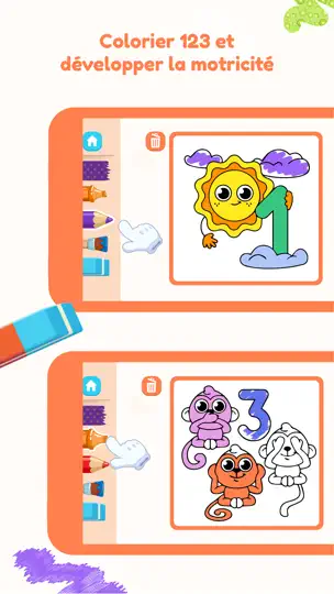 Capture d'écran de Jeux De Coloriage Enfant 3 Ans sur iPhone 4