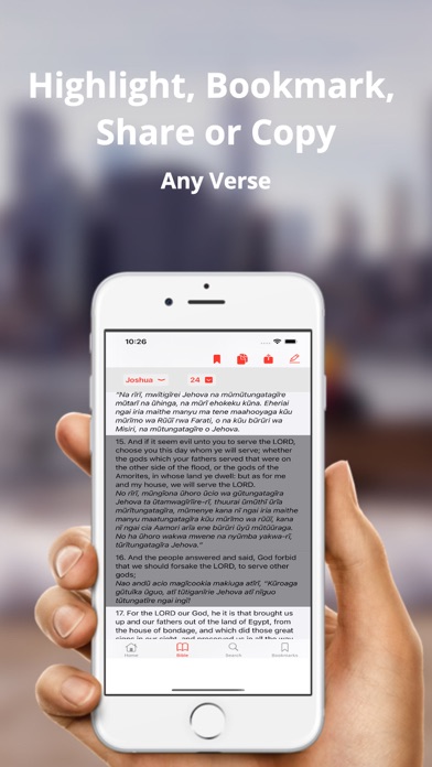 English - Kikuyu Bible Screenshot
