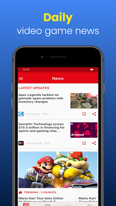 GameScope - Gaming News Buzz Screenshot