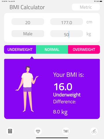 BMI Calculator Healthのおすすめ画像2