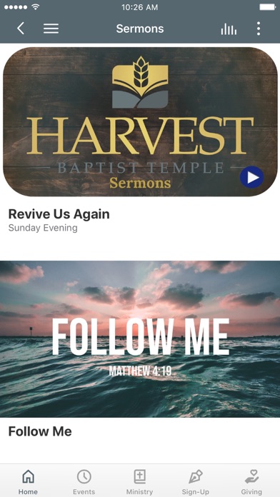 Harvest Baptist Temple Screenshot