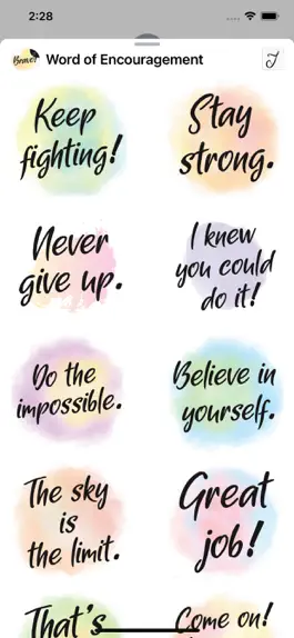 Game screenshot Best Encouraging Words hack