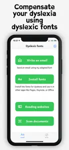 Dyslexia font writing doc help screenshot #1 for iPhone