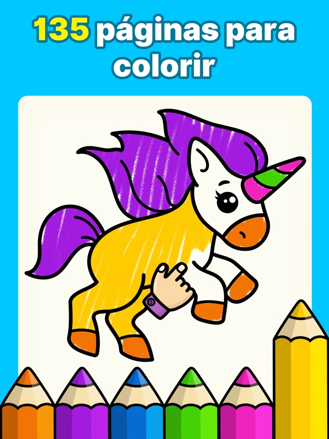 Jogos de colorir para crianças - jogo de desenhar e pintar para bebês de  2-5 anos::Appstore for Android