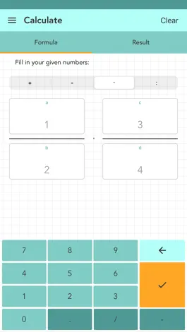Game screenshot Simple Fraction Calculator PRO hack