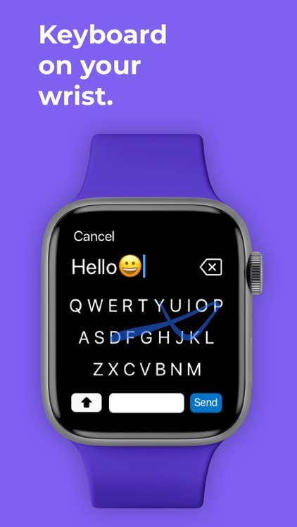 Type: Keyboard for Apple Watch screenshot-3