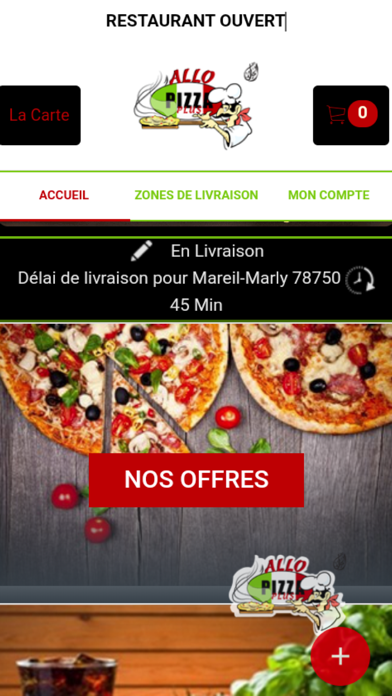 Screenshot #1 pour Allo Pizza Plus Le Pecq