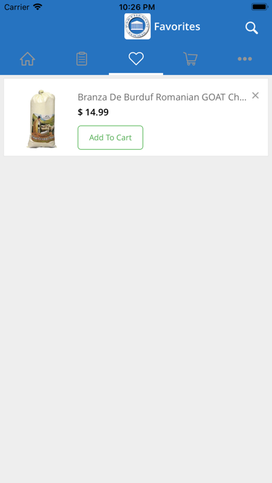 Parthenon Foods. Screenshot