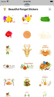 How to cancel & delete beautiful pongal stickers 3
