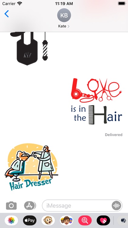 Hair Dresser barber stickers screenshot-4