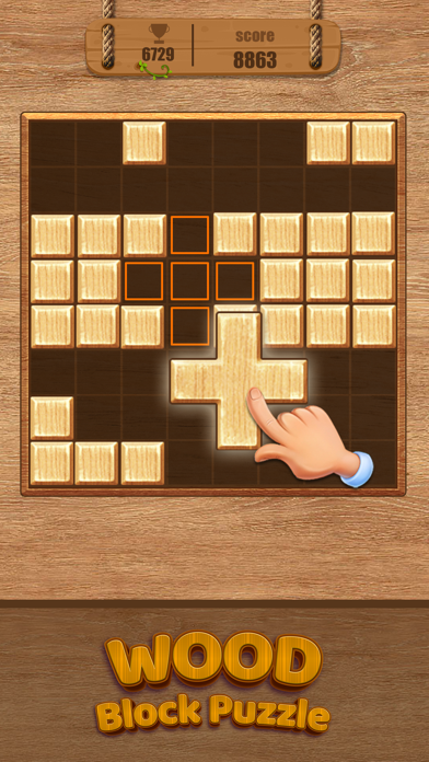 Wood Block Puzzle Classic Game Screenshot