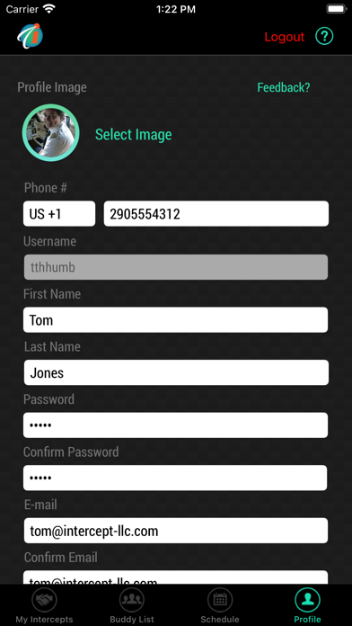 Intercept for Travelers Screenshot