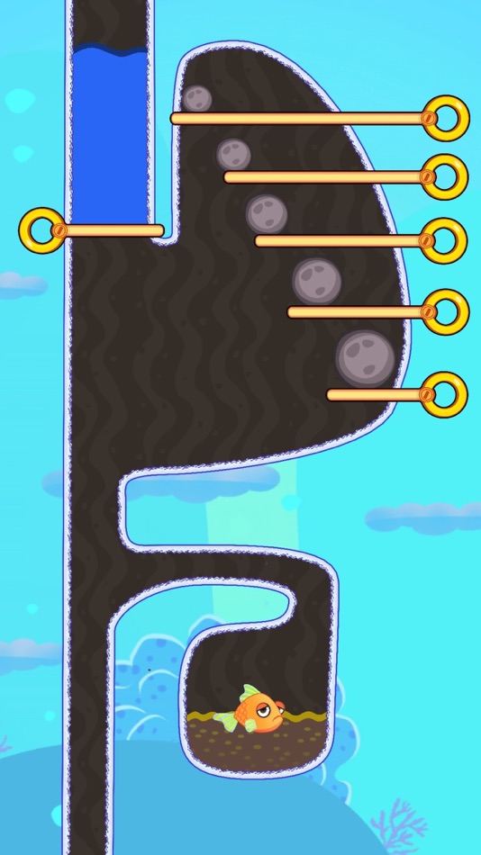 #4. Save The Fish! Rescue Puzzle (iOS) By: Mesiba Games