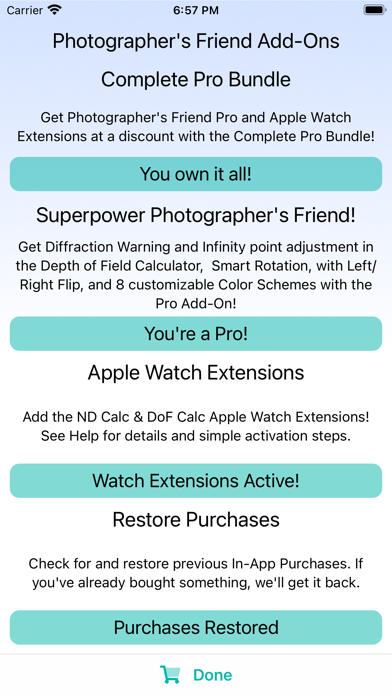 Photographer's Friend Screenshot