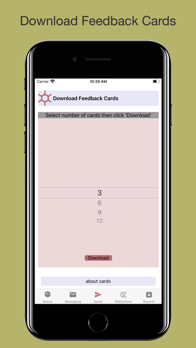 Anaesthesia Feedback Screenshot