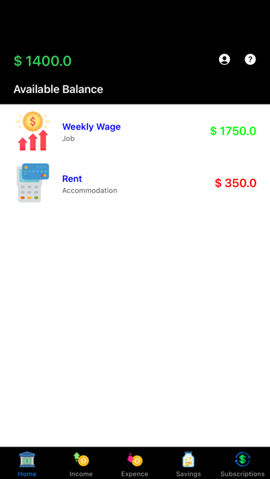 Monetary - Money Advisor App Screenshot