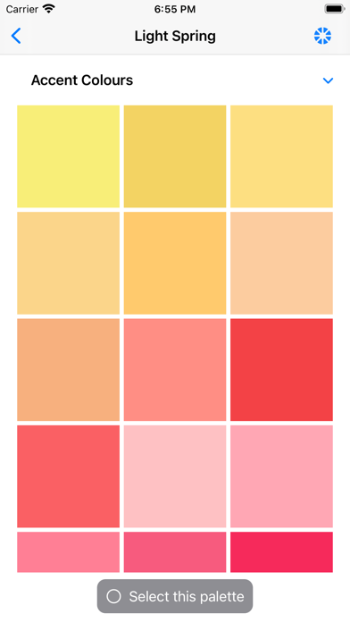 My Colour Palette Screenshot
