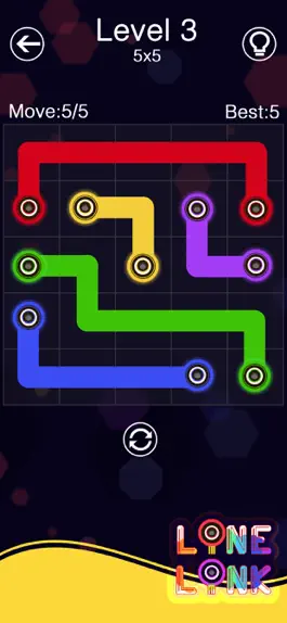 Game screenshot Line Link: Color Block Puzzle mod apk