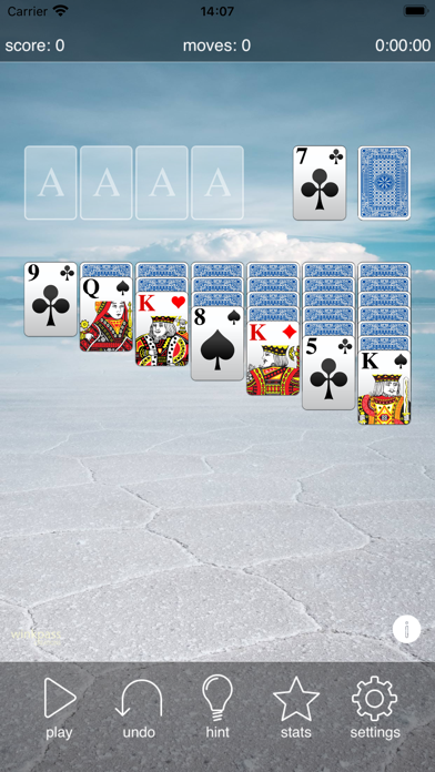 Klondike · Solitaire Screenshot