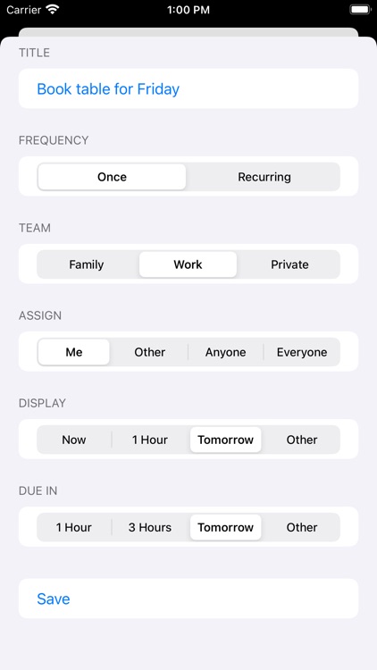 Dreamteam - Tasks & Habits