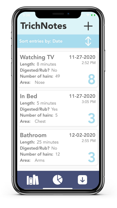 Screenshot #1 pour TrichNotes