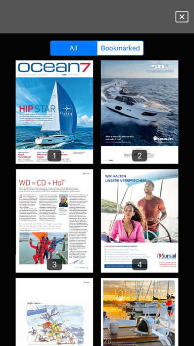 OCEAN7 Magazin Screenshot