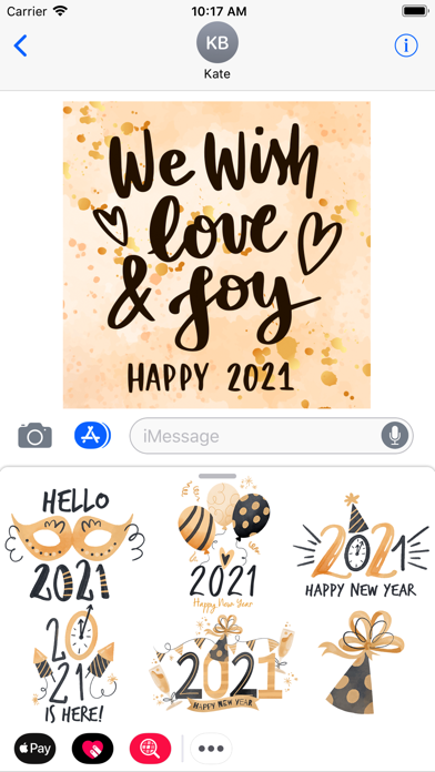 2021 Happy New Year - Stickersのおすすめ画像1