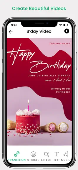 Game screenshot Photo on Cake - Birthday Video hack