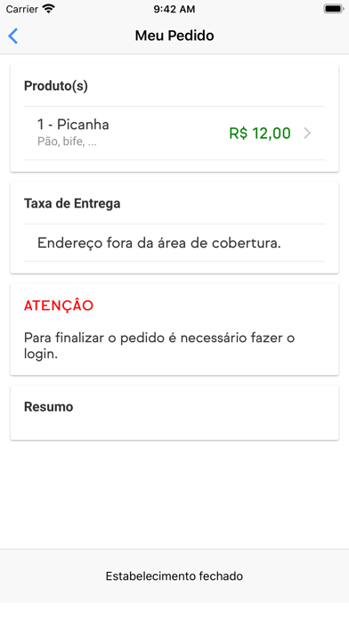 Frangão Lanches Hamburgueria Screenshot