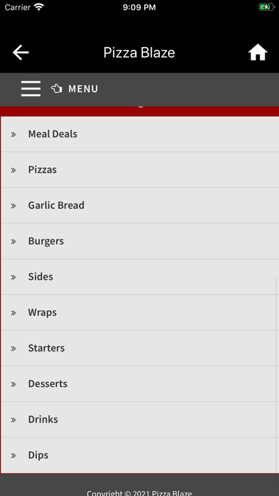 Pizza Blaze, Kingsbury Screenshot