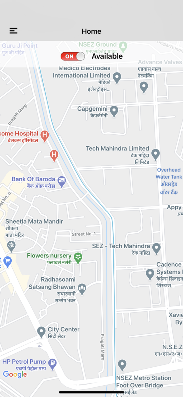 Marketplace Drivers App